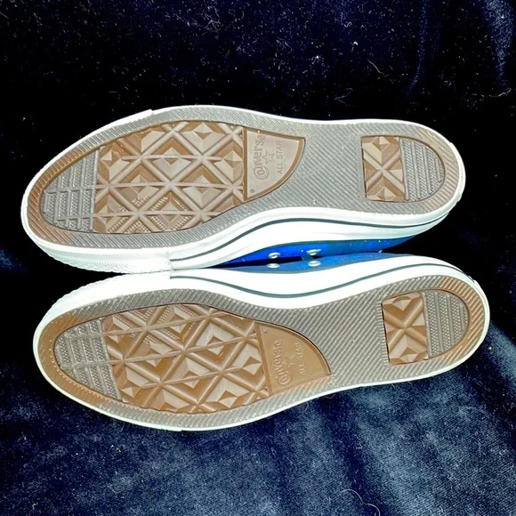 CONVERSE ALL STAR PURPLE CELESTIAL LOW TOP SNEAKERS - 9 - NIB ! 💜👟✨ - Picture 8 of 9